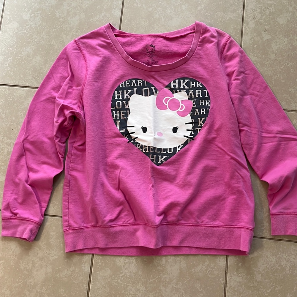 Hello Kitty thin material sweat shirt XL